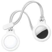 4 Pieces For Apple Airtag Tag Lanyard Case Protector Protective Cover Shell Key Keyrings