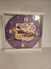 Pepsi Clock - Vintage style - battery operated - New in box