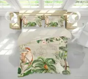 3D Pineapple Parrot A045 Bed Pillowcases Quilt Duvet Cover Andrea Haase Zoe