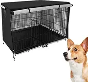Dog Crate Covers - Travel Crate, Pet Crate | Crate with , Uv Protection Waterproof Washable Easy Installation Insulated Kennel for Standard Metal Crate