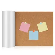 1Roll Self Adhesive Cork Board Cork Sheet for Home Office Use