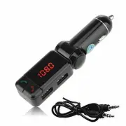 Bluetooth Car Kit FM Transmitter Wireless USB Handsfree Car Charger MP3 Player