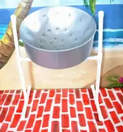 Steel Drum Package with PVC Stand, Sticks/Mallets