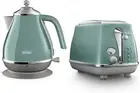 Icona Capitals Kettle and Toaster Set CTOCGR-KBOC, 2 Slice Toaster with Reheat a