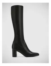 [Wittner] Karlea Stretch Leather Knee High Boot in Black