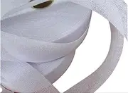 Fusible Interfacing Fabric Track Iron Iron on Interfacing Adhesive Interlining Fusible Woven Lining Fabric Iron On Sewing Patchwork Cloth Lining for Garemets No Elasticity(White,3.8cm)