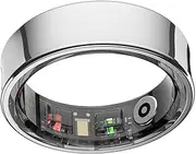 Smart Fitness Ring, Sleep Tracking Pedometer Remote Photography 5ATM Multiple Exercise Modes with Charging Case, Compatible with for Android (9#)