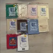Lot of 10 Aida Cloth Counted Cross Stitch 14 Count - #H1