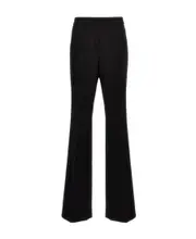 Moschino High-Waist Flared Tailored-Cut Trousers IT48 Black