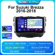 For Suzuki BREZZA Android Auto Car Stereo Player GPS Multimedia Navigation Radio