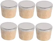 ELAYARD Insulated Bottle Kettle Plug 6pcs Wooden Cap for Hot Water Bottle Stopper