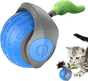 Speedys Tail Cat Toy, Automatic Moving Cat Toy Ball, Touch Motion Activated Rolling Ball, USB Rechargeable Smart Cat Toys, Interactive Cat Toy for Indoor Cats