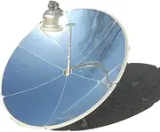 SYKDBHFW Concentrated Solar Cooker, Portable Outdoor Reflective Camping Iron Frame Oven, Metal Round Automatic Barbecue Picnic Boiling Water And Rice