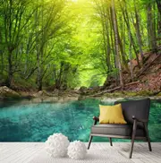 Forest Creek Removable Wall Mural