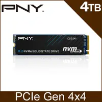 在飛比找PChome24h購物優惠-PNY CS2241 4TB M.2 2280 PCIe 4