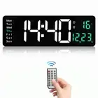LED Large Big Jumbo Wall Desk Clock Digital Display With Calendar Temperature AU