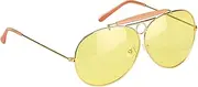 [Fun Costumes] Yellow Aviator Glasses