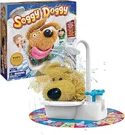 Spin Master Games, Soggy Doggy: The Showering Shaking Wet Dog Board Game for Family Night Fun, Ages 4+