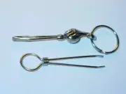 HAND ON GLOBE VINTAGE 1970's CIGARETTE HOLDER ROACH CLIP Set of 2