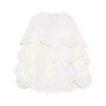 [Zimmermann] Zimmermann Ruffled Blouse I NUMERIC WHITE