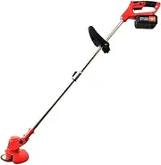 FREEZYMAN Handheld Lawn Mower Electric, Rechargeable Lawn Mower, Lithium Battery Lawn Mower, Weeding Artifact, Manual Adjustment of The Length, Comfortable Operation, Light Weight, Small Household