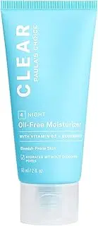 Paula's Choice CLEAR Oil-Free Moisturizer, Lightweight Face Moisturiser for Blemish-Prone Skin, Pore-Minimising Niacinamide, Soothing Antioxidants, Ceramides to Calm Redness