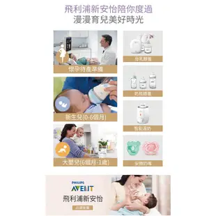 飛利浦新安怡PHILIPS AVENT 親乳感PP防脹氣奶瓶(125ml/260ml)2入組 米菲寶貝