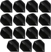 RED DRAGON Hardcore Black Extra Thick Standard Dart Flights - 5 Sets per