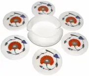 coaster Semi Precious Stones floral Inlay Work Handmade marble Tea coaster set