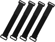 Yardenfun 4pcs Recorder Fixing Dashcam Dash Cam Mirror Mounting Strap Holder Car Dash Cam Holder Rear View Mirror Camera Mount Dash Cam Holder Car Dash Camera Holder Nylon Black