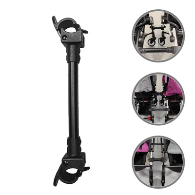3 Pcs Stroller Connector Baby Aluminum Tube Connectors Pushchair Pram Twin
