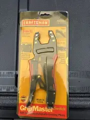 Sears Craftsman USA Nos Grip Master Switch Automatic Locking Pliers Rare 45694