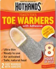 (7 pairs) HotHands TOE WARMERS with Adhesive
