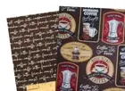 FQ, Set Of Two Fat Quarters, Coffee, Mocha, Cotton Fabric 18” X 21”, Crafts, Sew