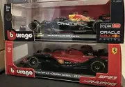 Bburago 2024 F1 Racing Oracle Red Bull Racing / SFR Ferrari SF-23