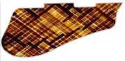 Pickguard Pick Guard 5120 Graphical Graphic Guitar Amber Bamboo