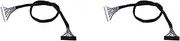 Binxind 2X Fix 30P S8 30-Pin to 30-Pin 2-Channel 8-Bit LVDS Cable for LCD Panel Display