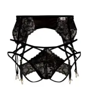 Underwear: CandyMan 99550X Lace Garter-Jockstrap
