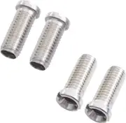 4 Pieces Hollow Screw for Strainer Valves Sink Basket Screws Stainless Steel Hollow Screw 45mm Sink Basket Hollow Screw for Basket Strainers for Drain