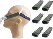 6 CPAP mask Strap Covers, CPAP Strap Comfort Pads, CPAP face Pads, Sleep apnea mask Cushions, Comfortable CPAP Accessories, CPAP mask Liners, CPAP Soft Wraps