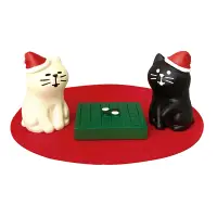 在飛比找博客來優惠-【DECOLE】concombre 貓貓聖誕節 黑色棋黑白貓