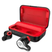 [True Wireless] O2 TWS Earbuds Dual bluetooth 5.0 Wireless Earphone HiFi Bass Waterproof Sports Headphone BLACK COLOR