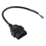30cm Length OBD2 16Pin Male Plug Adapter Opening Cable Connector For ELM327