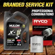 Ryco Oil Filter Nulon 5L PRO15W40 Engine Oil Kit for Ford Probe Telstar (for: Honda)