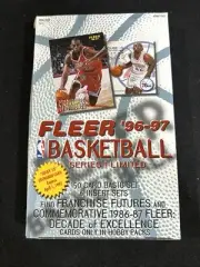 1996-97 Fleer Series 1 Basketball Hobby Box 24 Wax Packs Michael Jordan *2