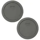 Pyrex 7201-PC Puddle Gray Plastic Storage Replacement Lid Cover (2-Pack)