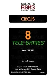 Atari 2600/Sears Tele-Games Replacement Label - Circus