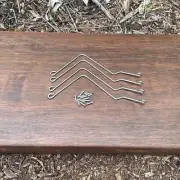 Hive Clips x4 Stainless Steel with Screws Stingless Native Bee Hive OATH