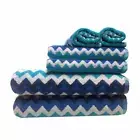 Zig 6-Piece Ocean Geometric Bath Towel Set