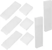 Generic 5pcs Box Tongue Scraper Storage Box Travel Tough Scraper Holder Tongue Scraper Case Portable Tongue Scraper Organizer Travel Tongue Scraper Container Scraper Carrier Plastic White